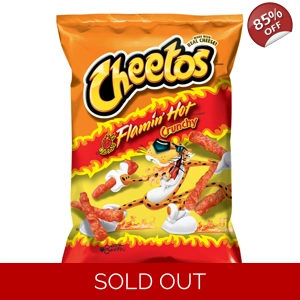 Frito Lay Cheetos Crunchy Flamin' Hot 226g Bag